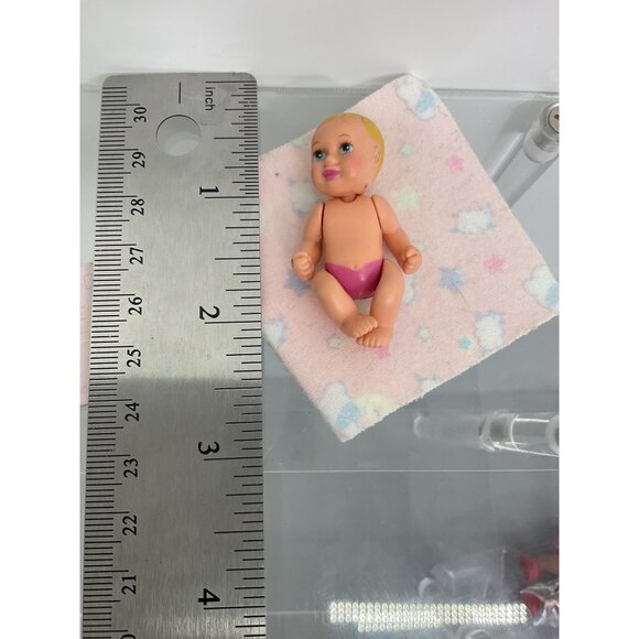 Vintage Mattel Barbie Happy Family Infant Baby Doll With Blanket - Picture 4 of 4